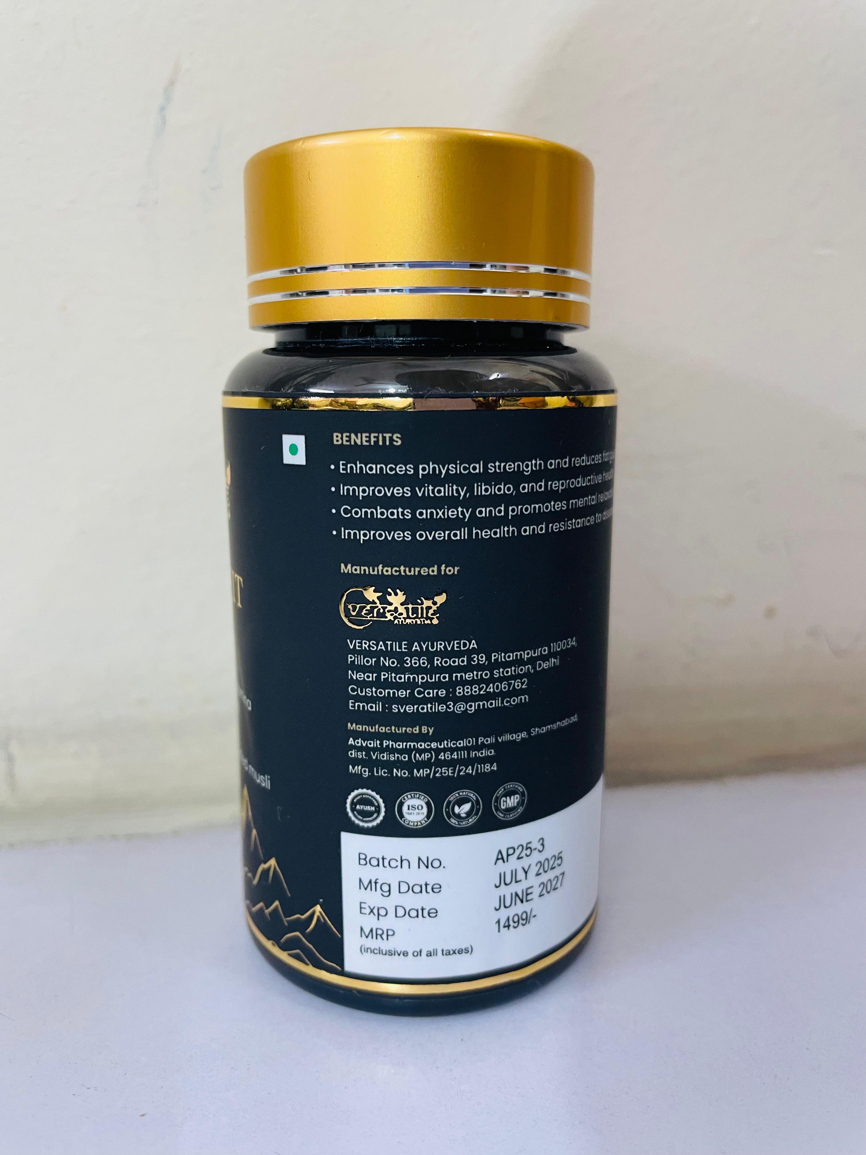 Versatile Ayurveda Shilajit Plus (Capsules)