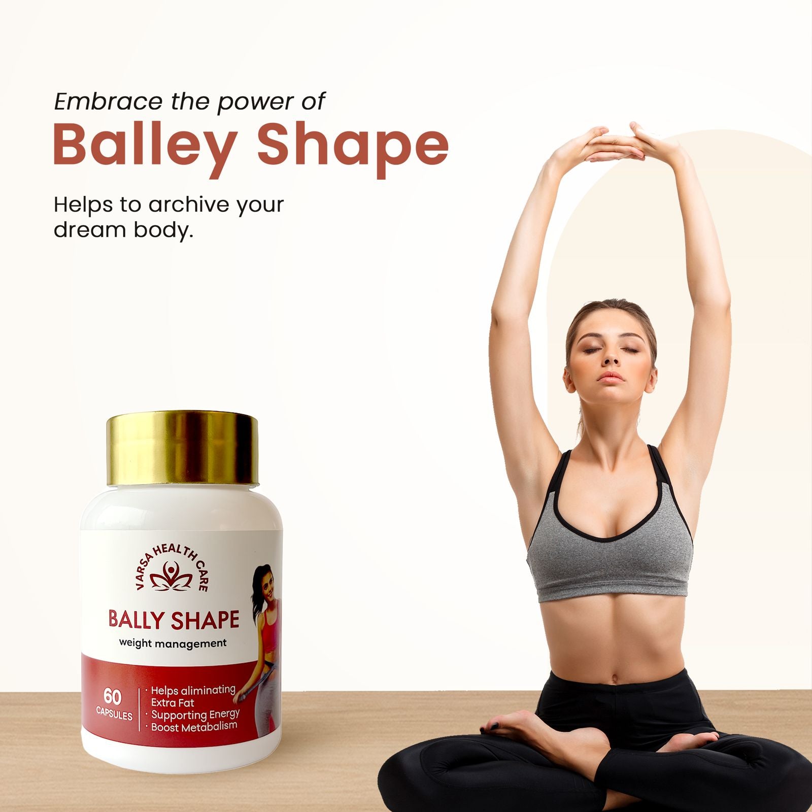 Varsa Health Care Bally Shape – Weight Management Capsules (60 Capsules)